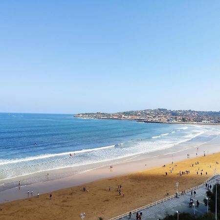Apartamento Ezcurdia 22 Playa De San Lorenzo Primera Linea Gijón Zewnętrze zdjęcie